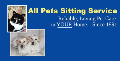 all pets sitting service.